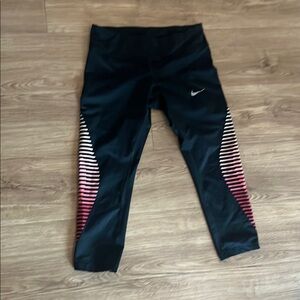 Nike Black and red Leggings
